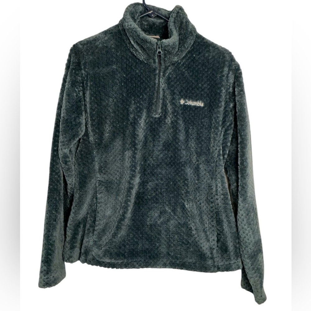 Columbia quarter zip fleece jacket